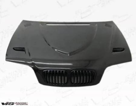 VIS Racing - VIS Racing Carbon Fiber Hood Euro R Style for BMW 3 SERIES(E46) 4DR 99-01