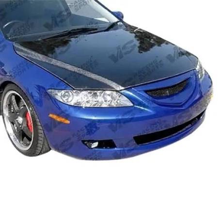 VIS Racing - VIS Racing Carbon Fiber Hood OEM Style for Mazda 6 4DR 03-08