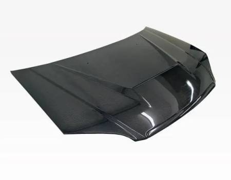 VIS Racing - VIS Racing Carbon Fiber Hood Invader Style for Honda Civic 2DR & 4DR 01-03