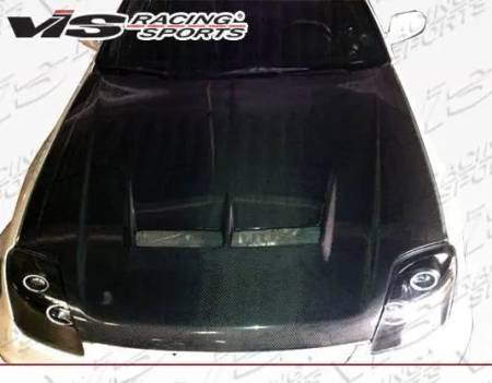 VIS Racing - VIS Racing Carbon Fiber Hood JS Style for Honda Prelude 2DR 97-01