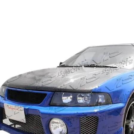 VIS Racing - VIS Racing Carbon Fiber Hood OEM Style for Mitsubishi Mirage 4DR 97-01