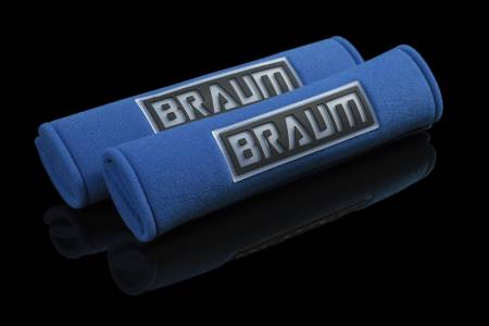 BRAUM RACING SEATS & MORE - BRAUM Racing Blue 2" Shoulder Pads - Pair