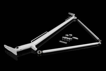 BRAUM RACING SEATS & MORE - BRAUM Racing 05-14 Ford Mustang Harness Bar Kit - White Gloss - Each