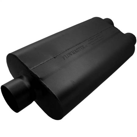 Flowmaster - Flowmaster Universal 50 Delta Flow Muffler - 3.00 Ctr In / 2.50 Dual Out