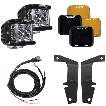 Rigid Industries - RIGID 2010-2020 Toyota 4Runner A-Pillar Light Kit, Includes D-SS Flood