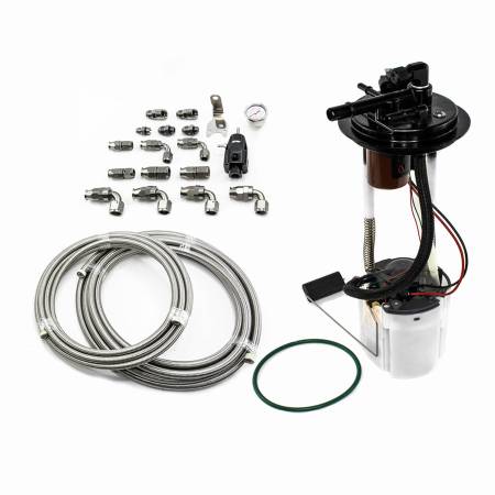 DeatschWerks - DeatschWerks 05-09 GM Truck DW400 Pump Module w/PTFE fuel lines
