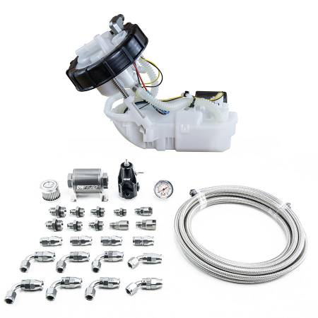 DeatschWerks - DeatschWerks 01-05 Honda Civic/02-06 Acura RSX DW400 Pump Module & Return Kit w/PTFE Fuel Lines
