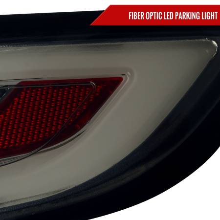 Spec'D Tuning Products - Spec-D 2005-2008 Porsche 911 997 Carrera / 2007-2009 911 997 GT3 LED Tail Lights (Chrome Housing/Smoke Lens)