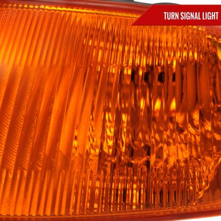 Spec'D Tuning Products - Spec-D 1992-1995 Honda Civic 2/3DR Corner Lights (Chrome Housing/Amber Lens)