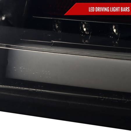 Spec'D Tuning Products - Spec-D 2008-2017 Mitsubishi Lancer / 2008-2015 Lancer EVO X Sedan LED Tail Lights (Glossy Black Housing/Smoke Lens)