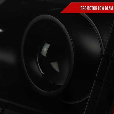 Spec'D Tuning Products - Spec-D 2002-2009 Chevrolet Trailblazer Projector Headlights w/ LED Light Strip (Black Housing/Smoke Lens)