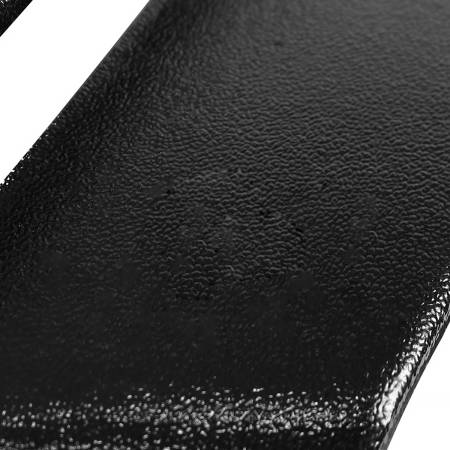 Spec'D Tuning Products - Spec-D 2015-2018 Ford Mustang Glossy Black Textured ABS Vintange Style Rear Window Louver