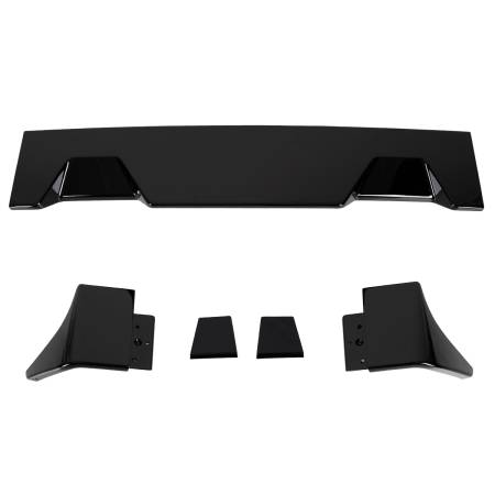 Spec'D Tuning Products - Spec-D 2014-2021 Toyota Tundra Rear Roof Glossy Black Truck Spoiler Wing Kit