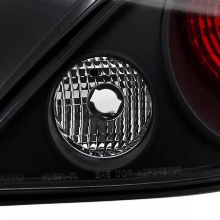 Spec'D Tuning Products - Spec-D 2005-2010 Pontiac G6 Coupe Tail Lights (Matte Black Housing/Clear Lens)