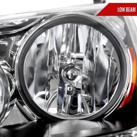 Spec'D Tuning Products - Spec-D 2005-2007 Honda Odyssey Factory Style Crystal Headlights w/ 9006 Bulbs (Chrome Housing/Clear Lens)