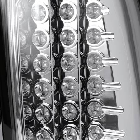 Spec'D Tuning Products - Spec-D 1999-2002 Chevrolet Silverado/ 1999-2006 GMC Sierra LED Tail Lights (Chrome Housing/Clear Lens)