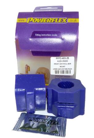 Powerflex USA - Powerflex Audi V8 Type 44 & 4C (10/88 - 11/93) Front Sway Bar To Chassis - 25 mm
