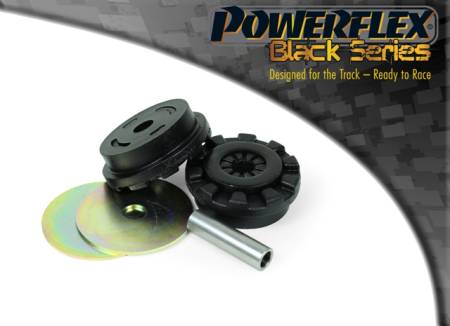 Powerflex USA - Powerflex Ford Fiesta Mk6 & Mk7 incl. ST Lower Engine Mount Large Bushing with Inserts - 30mm Oval Bracket (Black Series)