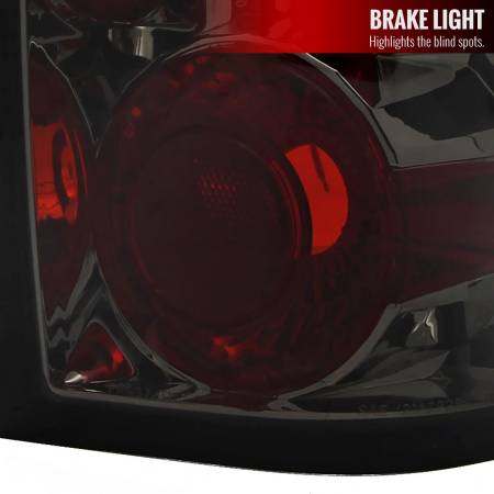 Spec'D Tuning Products - Spec-D 2001-2005 Ford Ranger Tail Lights (Chrome Housing/Smoke Lens)