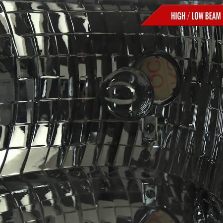 Spec'D Tuning Products - Spec-D 1993-1998 Jeep Grand Cherokee Factory Style Headlights (Chrome Housing/Smoke Lens)