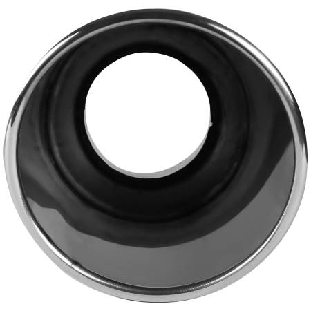 Spec'D Tuning Products - Spec-D Universal 4" Inlet/6" Outlet Chrome Stainless Steel Bolt-On Angled Exhaust Tip