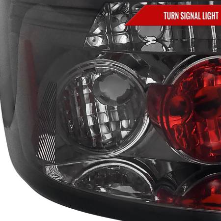 Spec'D Tuning Products - Spec-D 2006-2011 Honda Civic Coupe Tail Lights (Chrome Housing/Smoke Lens)
