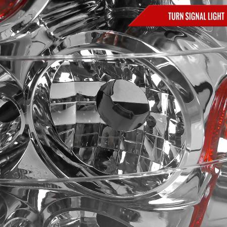 Spec'D Tuning Products - Spec-D 2006-2011 Honda Civic Sedan Tail Lights (Chrome Housing/Clear Lens)