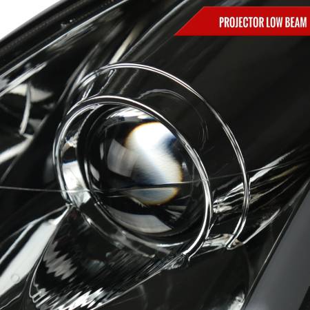 Spec'D Tuning Products - Spec-D 2003-2007 Infiniti G35 Coupe LED Bar Projector Headlights w/ Sequential Turn Signals (Chrome Housing/Smoke Lens)