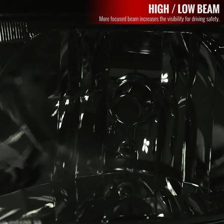 Spec'D Tuning Products - Spec-D 1999-2005 Volkswagen Jetta/Bora Mk4 V3 Factory Style Headlights (Chrome Housing/Smoke Lens)