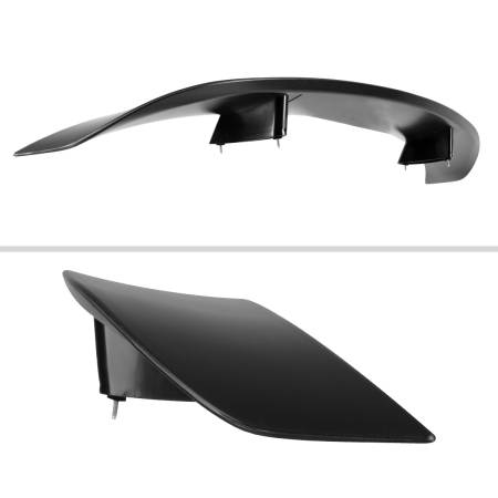 Spec'D Tuning Products - Spec-D 2006-2010 Dodge Charger Black ABS R/T Daytona OE Style Rear Spoiler Wing