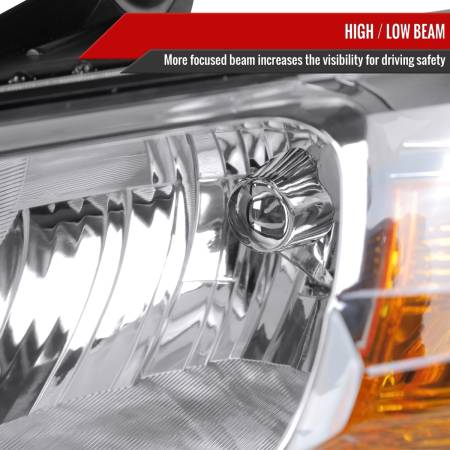 Spec'D Tuning Products - Spec-D 2008-2010 Dodge Grand Caravan Clear Lens Factory Style Crystal Headlight - Driver Side Only