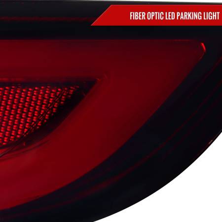 Spec'D Tuning Products - Spec-D 2005-2008 Porsche 911 997 Carrera / 2007-2009 911 997 GT3 LED Tail Lights (Chrome Housing/Red Smoke Lens)