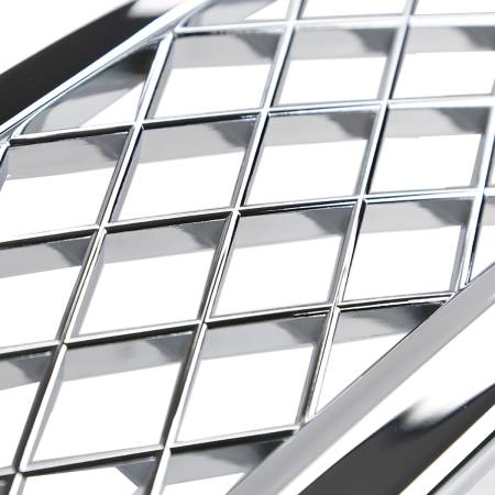 Spec'D Tuning Products - Spec-D 1999-2002 Chevrolet Silverado Chrome ABS V2 Honeycomb Mesh Grille