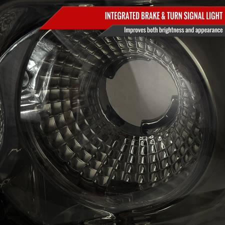 Spec'D Tuning Products - Spec-D 1994-2002 Dodge RAM Tail Lights (Chrome Housing/Smoke Lens)