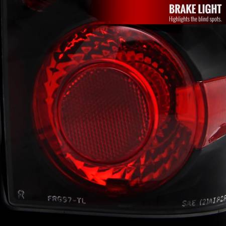 Spec'D Tuning Products - Spec-D 2001-2005 Ford Ranger Tail Lights (Matte Black Housing/Clear Lens)