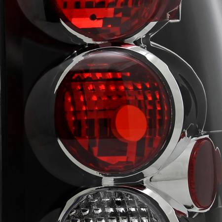 Spec'D Tuning Products - Spec-D 2002-2009 Chevrolet Trailblazer Tail Lights (Matte Black Housing/Clear Lens)