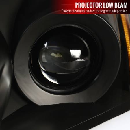 Spec'D Tuning Products - Spec-D 2010-2012 Hyundai Genesis Coupe Sequential LED Bar Projector Headlights (Matte Black Housing/Clear Lens)