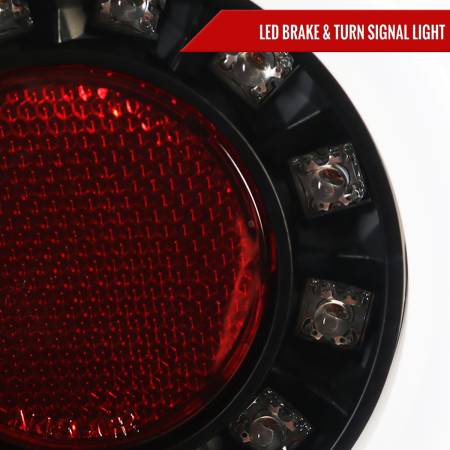 Spec'D Tuning Products - Spec-D 2006-2013 Chevrolet Impala/ 2014-2016 Impala Limited LED Tail Lights (Matte Black Housing/Clear Lens)