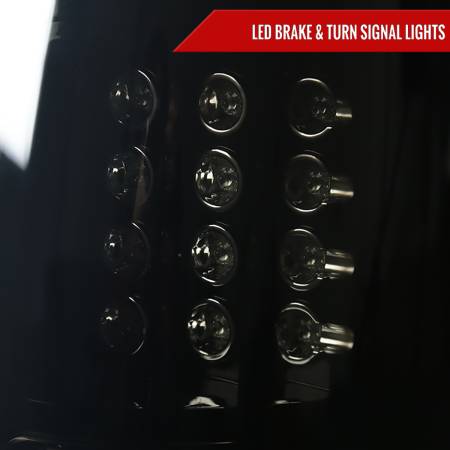 Spec'D Tuning Products - Spec-D 2009-2014 Ford F-150 LED Tail Lights (Glossy Black Housing/Smoke Lens)