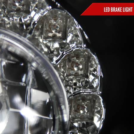 Spec'D Tuning Products - Spec-D 2006-2011 Mitsubishi Eclipse LED Tail Lights (Matte Black Housing/Clear Lens)