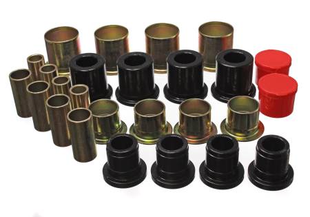 Energy Suspension - Energy Suspension 73-91 Ford K-5 Blazer/Denali XL/Suburban/Yukon Black Front Control Arm Bushing Set