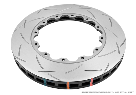 DBA (Disc Brakes Australia) - DBA 08-15 Mitsubishi Lancer Evo X T3 5000 Series Front Slotted Rotor w/NAS Nuts
