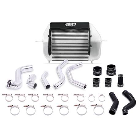 Mishimoto - Mishimoto 2011-2014 Ford F-150 EcoBoost Silver Intercooler w/ Polished Pipes
