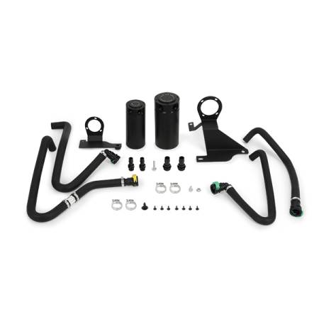 Mishimoto - Mishimoto 11-14 Ford F-150 EcoBoost 3.5L Baffled Oil Catch Can Kit - Black