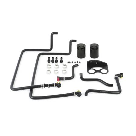 Mishimoto - Mishimoto 15-16 Ford F-150 EcoBoost 3.5L Baffled Oil Catch Can Kit - Black