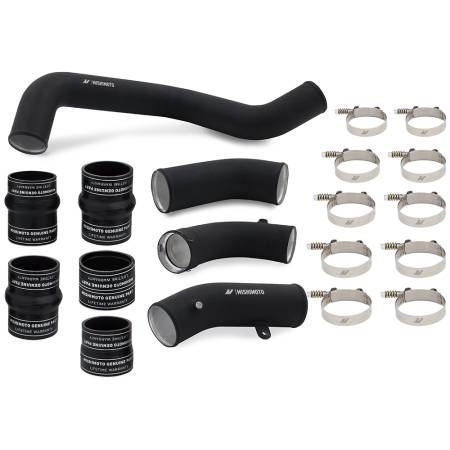 Mishimoto - Mishimoto 17-19 GM 6.6L L5P Intercooler Pipe + Boot Kit Wrinkle Black