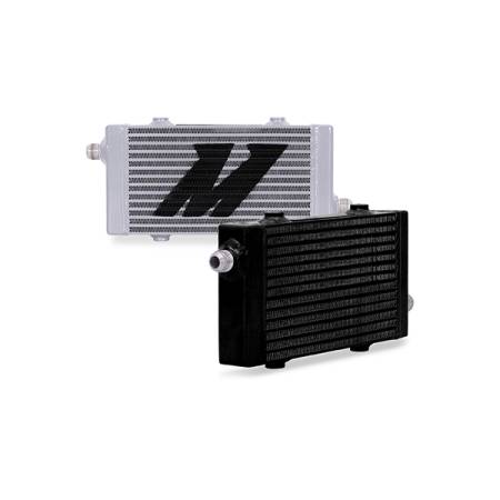 Mishimoto - Mishimoto Universal Small Bar and Plate Cross Flow Black Oil Cooler