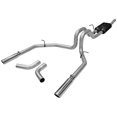Flowmaster - Flowmaster 98-03 F150 Dor/S Force II Cat-Back Exhaust System - Dual Rear/Side Exit