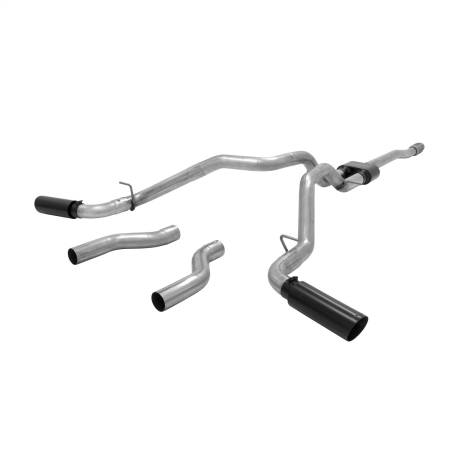 Flowmaster - Flowmaster 09-13 Gm 1500 Outlaw Cat-Back Exhaust System - Dual Rear/Side Exit