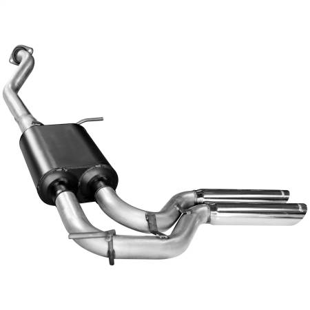 Flowmaster - Flowmaster 99-05 Gm Truck143.5 American Thunder Cat-Back Exhaust System - Dual Same Side Exit